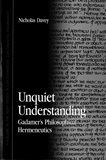 cover image of the book Unquiet Understanding