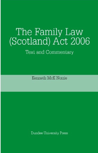 picture of the new DUP family law book