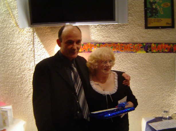 photo of May Fyffe's retirement