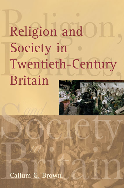 cover image of the book Religion and Society in Twentieth Century Britain