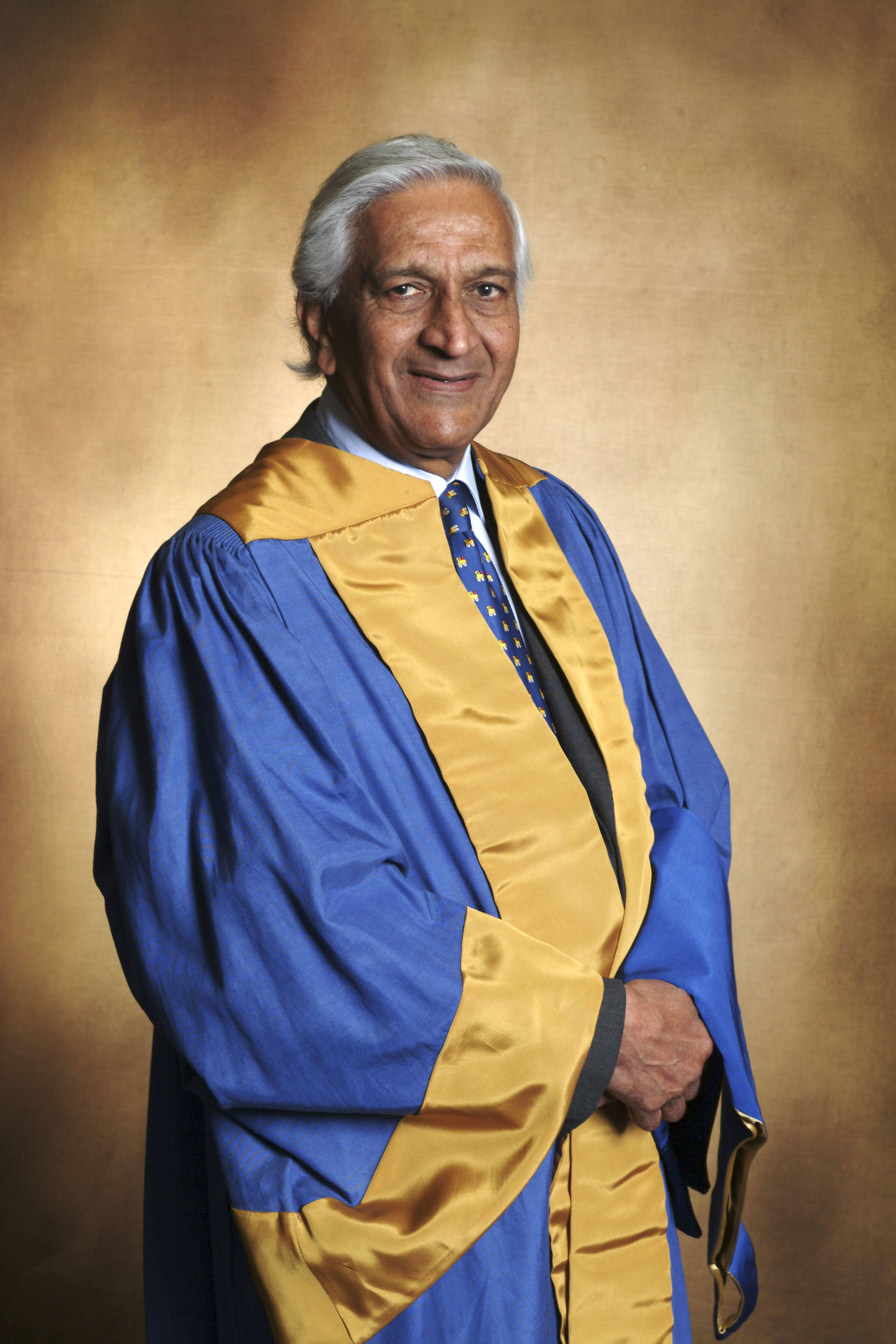 a photo of the Lord Patel, the new chancellor