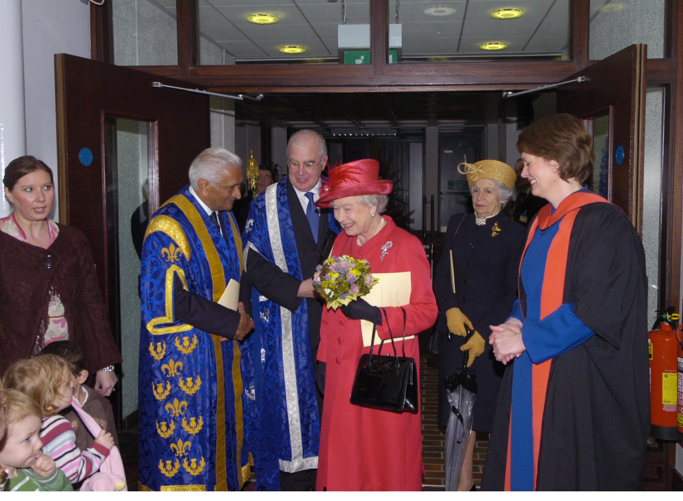 the Queen at the University chaplaincy