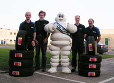 a photo of the DRIVE team at the Dundee Michelin factory