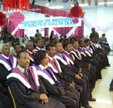 picture shows the graduation ceremony in Asmara