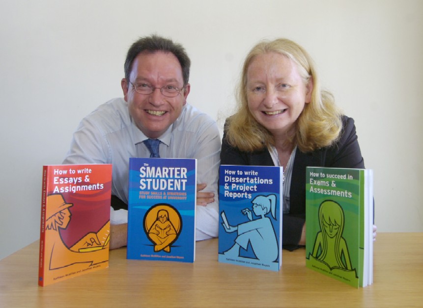 a photo of Dr McMilland and Dr Weyers with their books