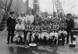 image shows discovery football team in 1927.