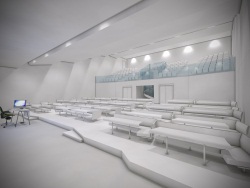 image shows how the new Lecture Theatre 1 will look