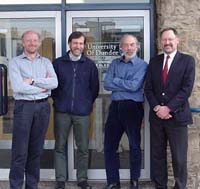 a photo of Dr Peter Gregor, Dr Steve Parkes, Dr Norman Alm and Prof John Arnott