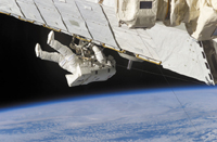 a photo of spacewalk