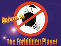 a photo of forbidden planet