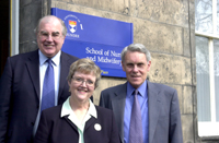 photo of Principal, Prof Howie and Prof Sheila Hunt