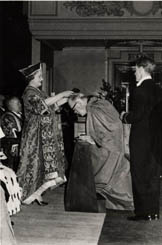 photo of Queen Mother 1967 inauguration ceremony