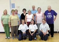 a photo of participants of fitness programme