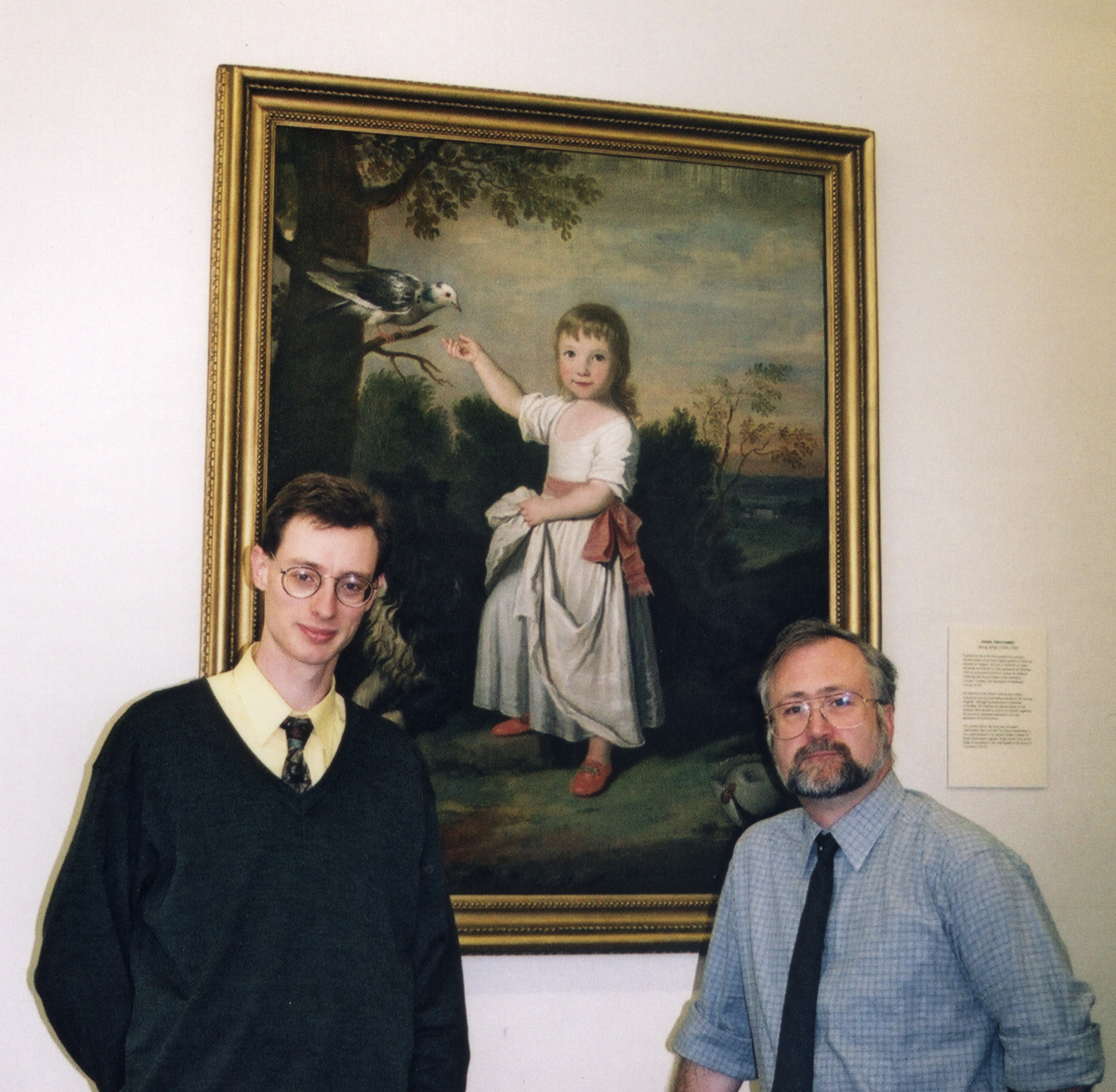 photo of Matthew Jarron, University Curator (left) and David Hart, Law Librarian
with 