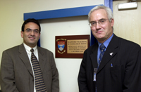 photo of Dr Abboud and Prof Levison