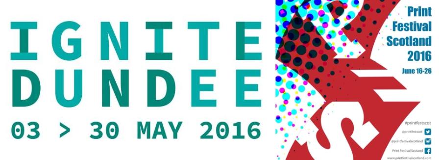 Ignite Festival and Print Festival Scotland logos 2016