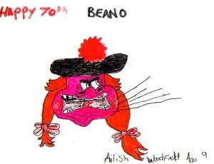 drawing of Minnie the Minx