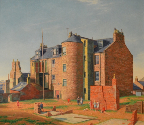 Tenement on the Hilltown by Alec Muir 1959