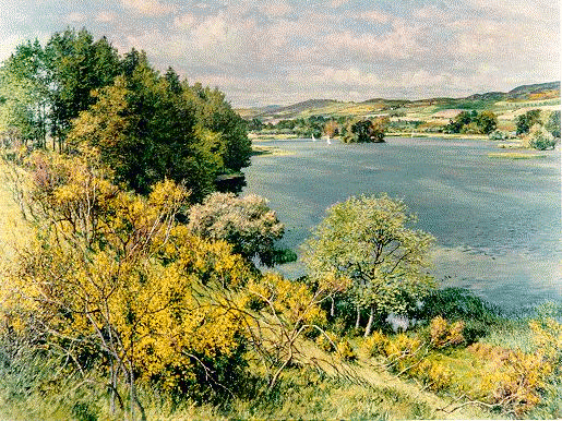 Balgavies Loch by J McIntosh Patrick