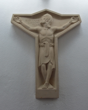 Christ on the Cross by Hew Lorimer