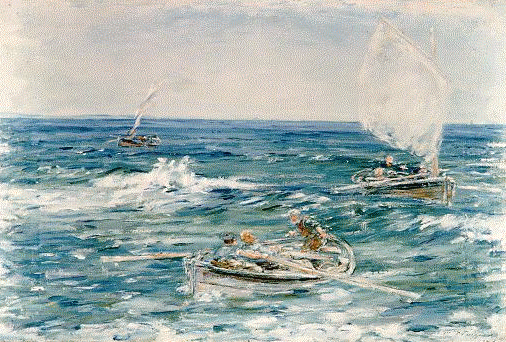 Lobster Fishers, Machrihanish Bay, by William McTaggart