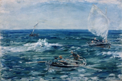 Lobster Fishers, Machrihanish Bay by William McTaggart