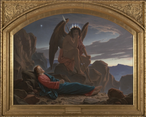 Satan watching the sleep of Christ by Noel Paton