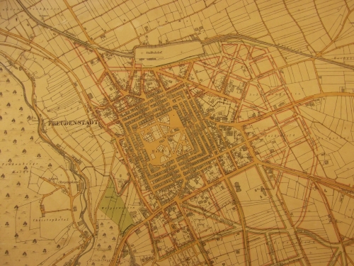 detail from a plan of Freudenstadt from Geddes's collection