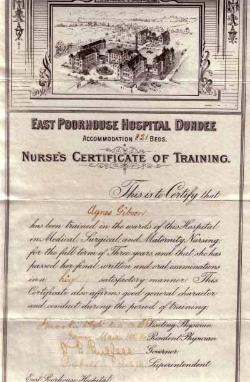 nursing certificate