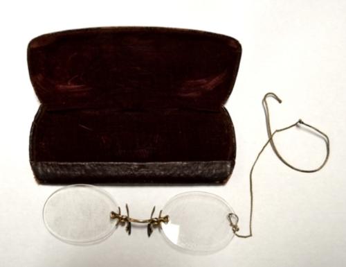 pince-nez and case