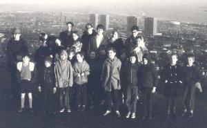 Members of DAG on Dundee Law, 1971