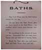 Bath Instruction Card