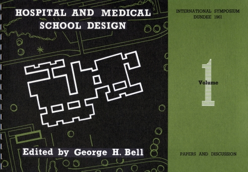 Cover of programme for symposium on hospital design, 1961