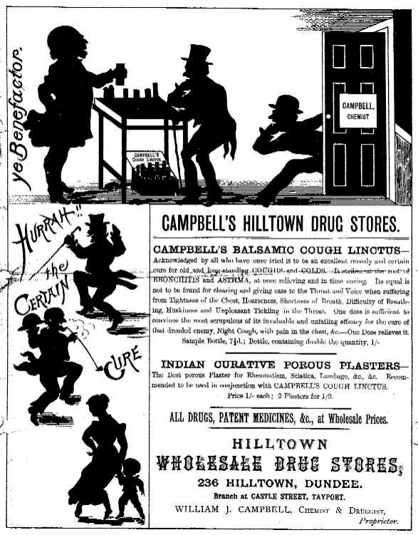 advert for Campbell's Drug Stores