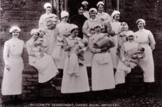 the photo of Maternity department at Dundee Royal Infirmary, c.1910s