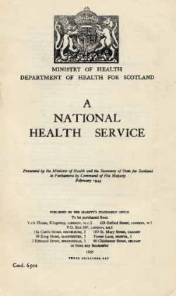 HMSO publication on the National Health Service