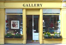 Images show The Tayberry Gallery shop front