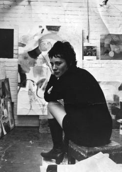 photo is of Lynda Morris at Canterbury College of Art, 1967. Courtesy Lynda Morris
