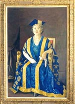 photo of oil painting of Queen Mother